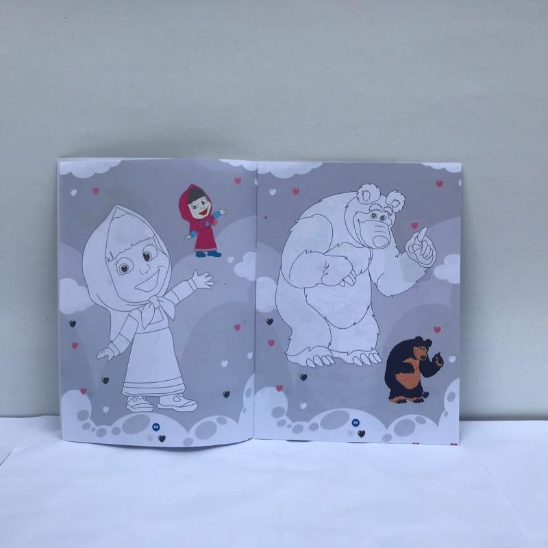 Tập /Vở Bé Tô Màu Cô Bé Masha Và Chú Gấu Xiếc - Giá Tiki Khuyến Mãi:  12,000Đ - Mua Ngay! - Tư Vấn Mua Sắm & Tiêu Dùng Trực Tuyến Bigomart