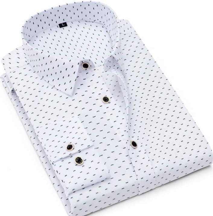 Áo sơ mi nam tay dài SM00009 - Trắng - XXL