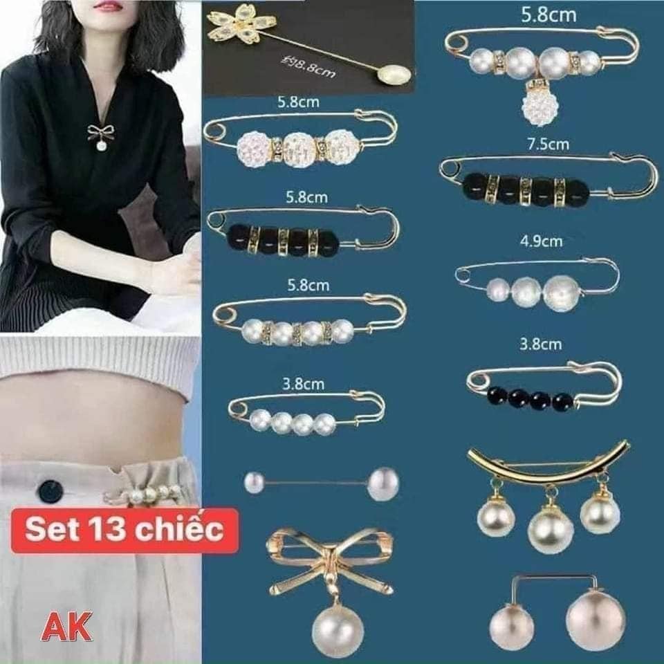 Set 13 chiếc kẹp quần áo, chân váy đẹp, tiện lợi