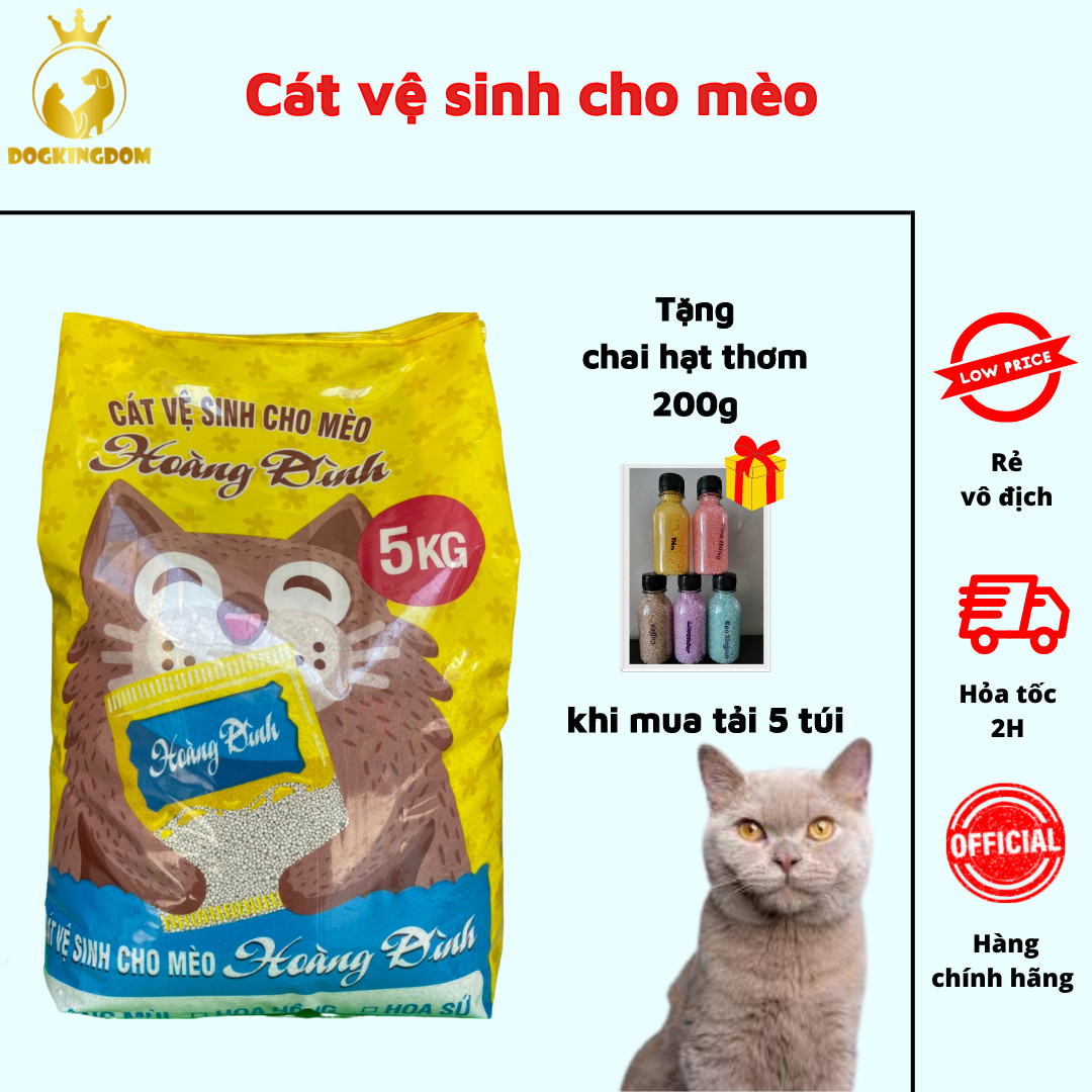Cát Vệ Sinh Cho Mèo Hoàng Đình