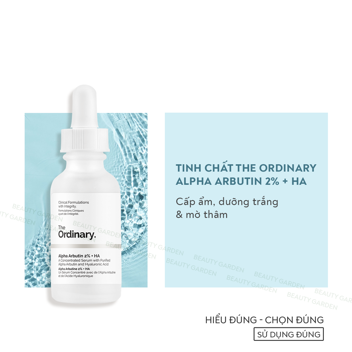 Tinh Chất Dưỡng Trắng Mờ Thâm Nám The Ordinary Alpha Arbutin 2% + HA 30ml