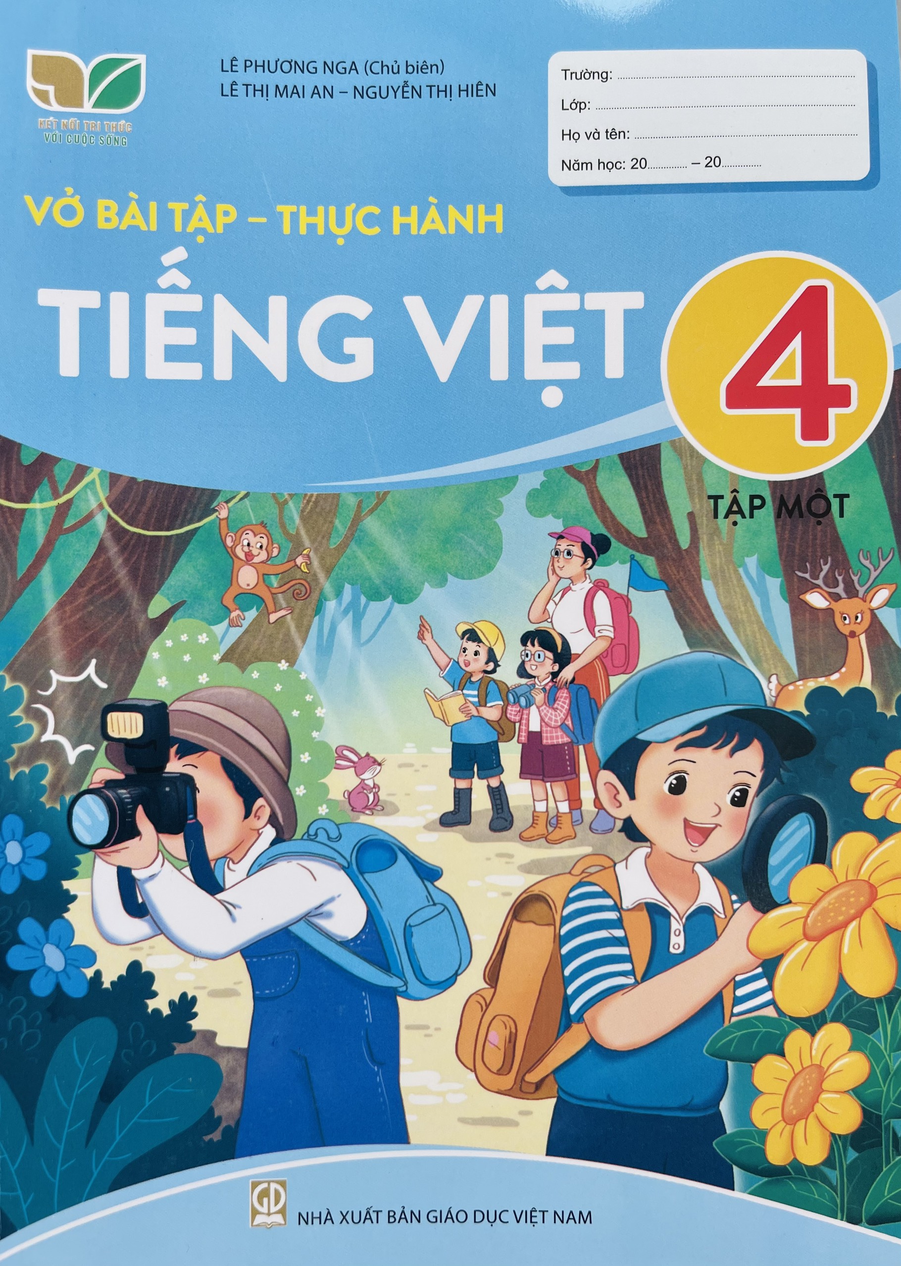 Sách - Vở bài tập - Thực hành Tiếng Việt lớp 4 tập 1+2 (Kết nối tri thức với cuộc sống)