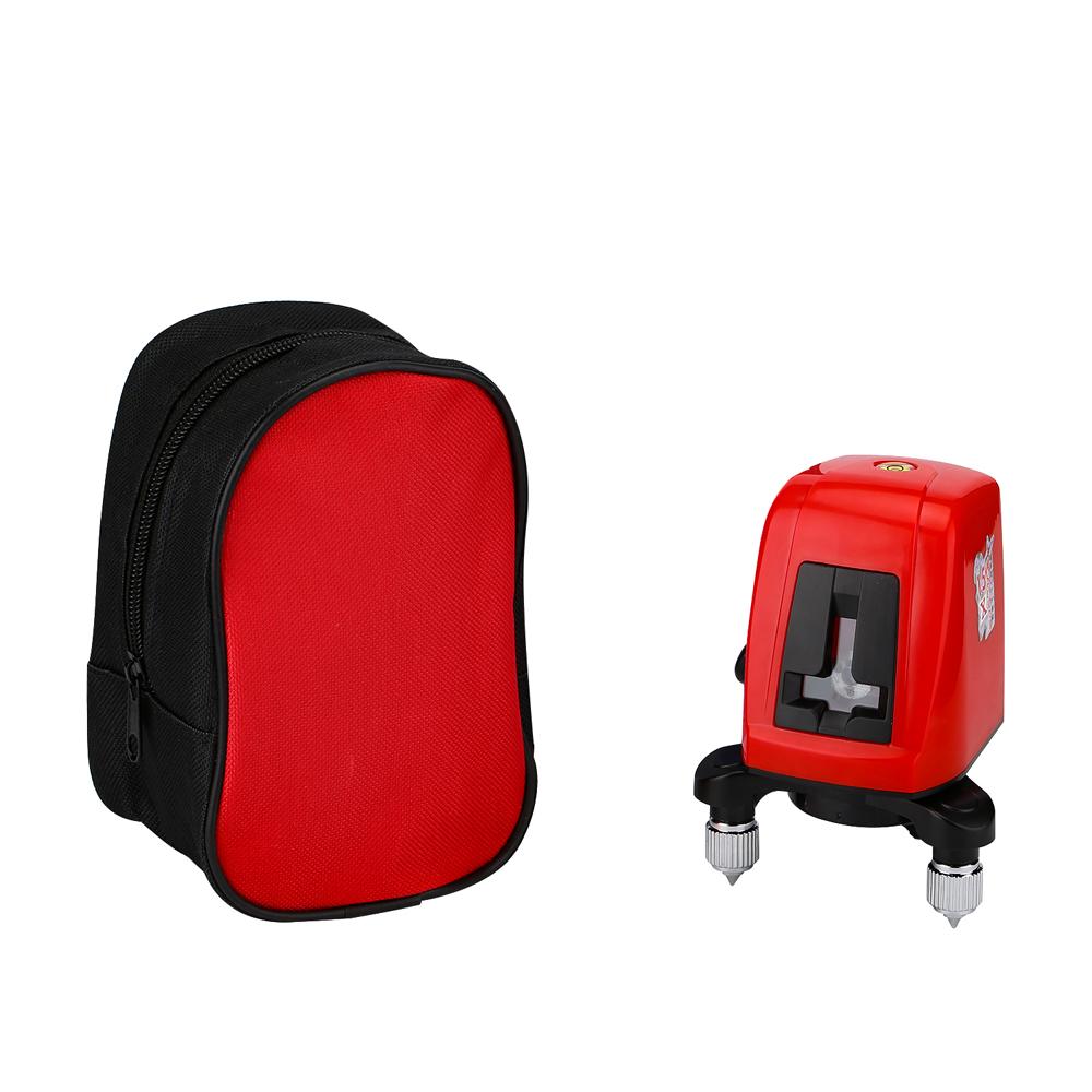 FC435 Mini Portable 360 Degree Self-leveling Laser Line 2 Line 1 Dot Horizonatal Vertical Red Line Laser Level
