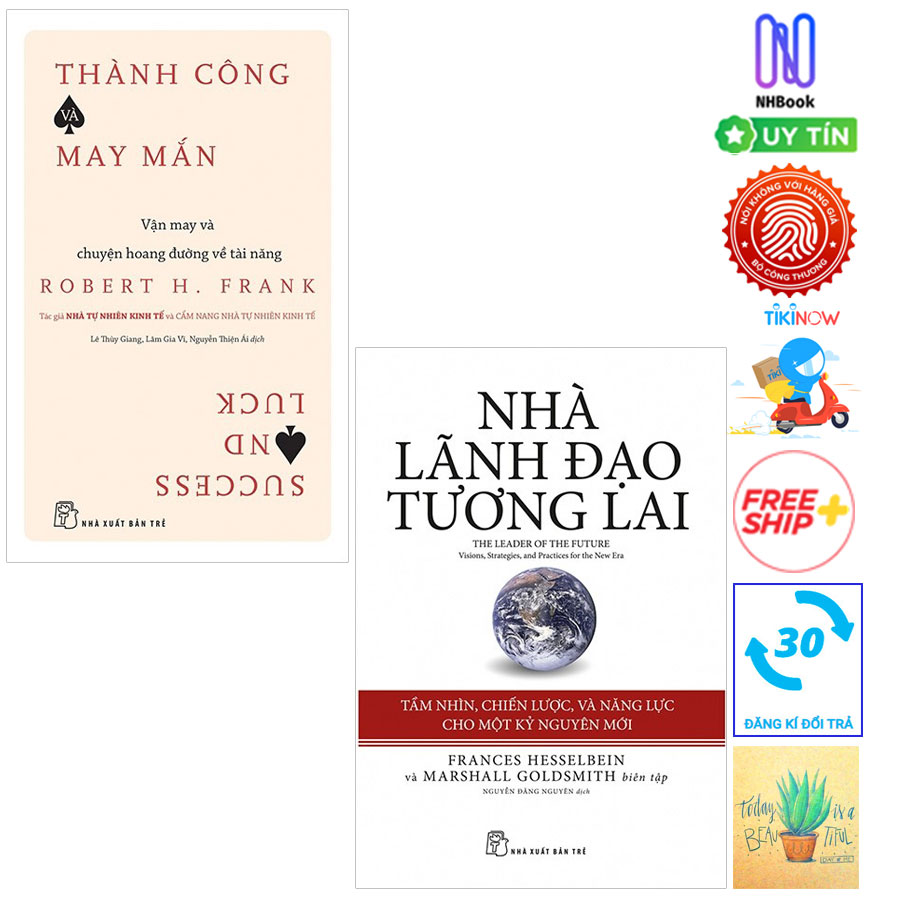 Combo Nhà Lãnh Đạo Tương Lai và Thành Công Và May Mắn: Vận May Và Chuyện Hoang Đường Về Tài Năng ( Tặng Kèm Sổ Tay)