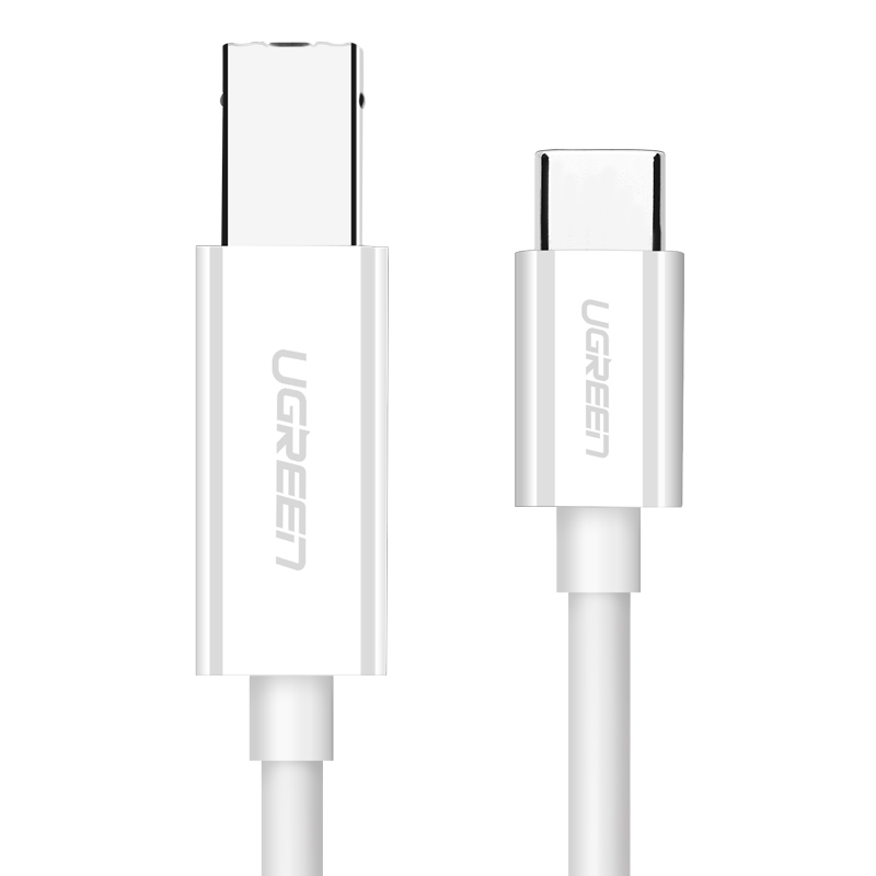 Cáp máy in sử dụng cho thiết bị hỗ trợ cổng USB Type C dài 1.5m UGREEN US241 40417 - Hàng Chính Hãng