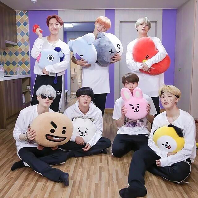 Gối ôm thú bông CHIMMY BT21 BTS siêu cute (Tặng móc khóa BTS)