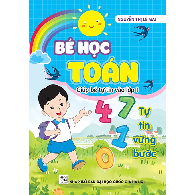 Sách - Combo 6 cuốn: Bé học Toán, Bé tập Tô Tập Viết, Bé Tập Viết - Giúp bé tự tin vào lớp 1 (Ng T. Lê Mai) - Ndbooks