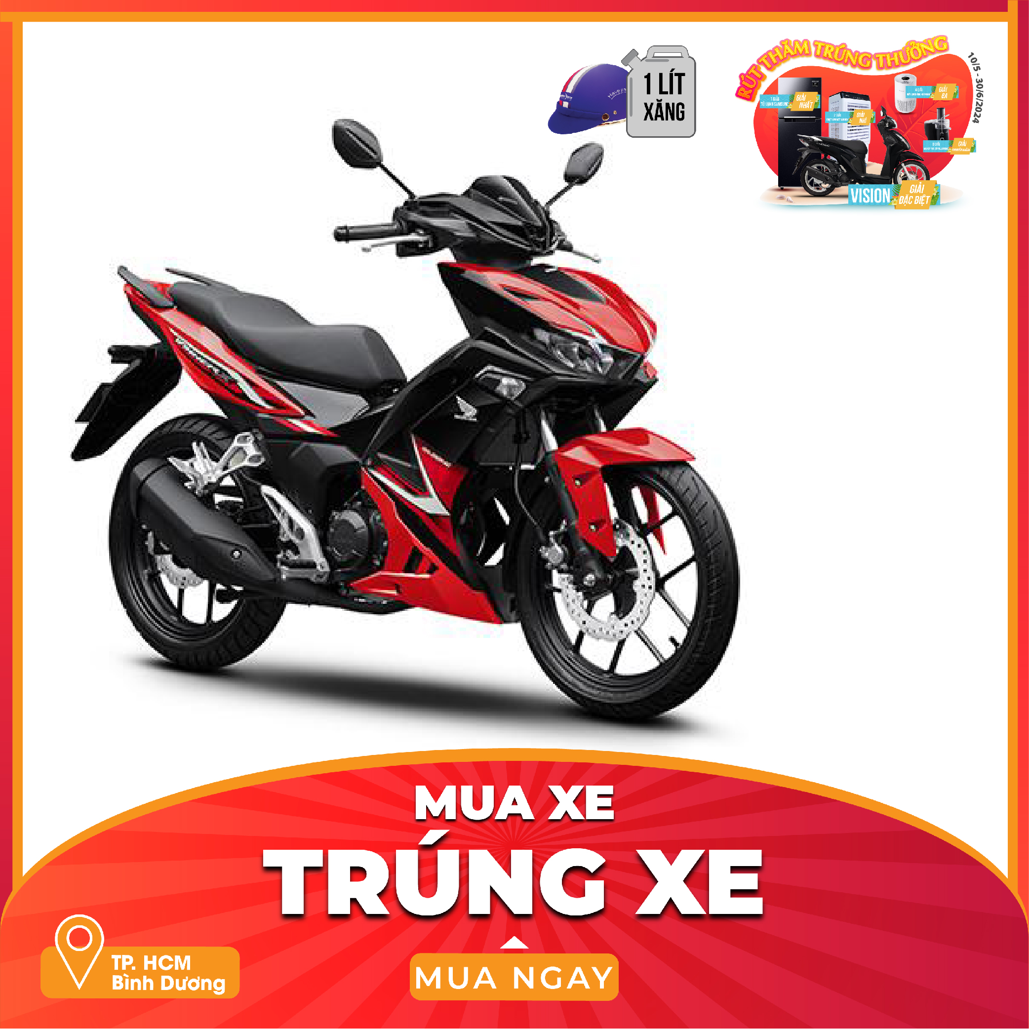 Xe Máy Honda WINNER X 2024 - Phiên Bản Tiêu Chuẩn