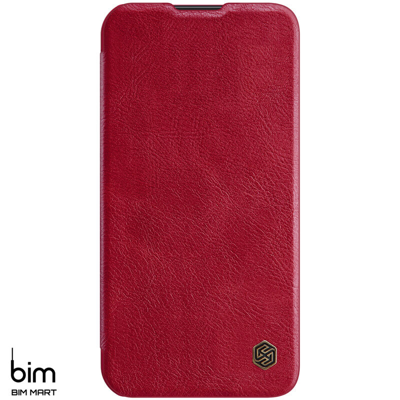 Bao da dành cho iPhone 13 Pro Max hàng chính hãng Nillkin QIN có nắp trượt bảo vệ camera