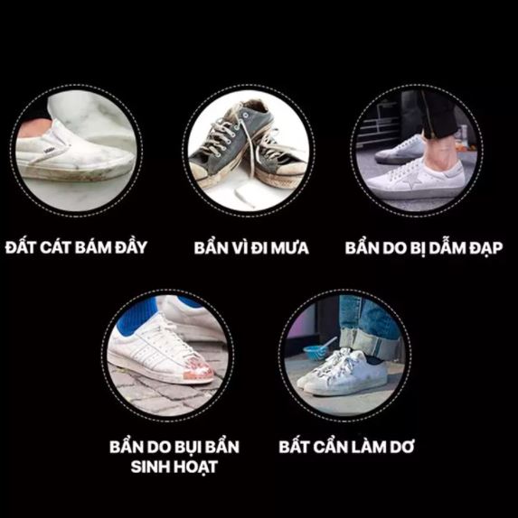 Chai xịt vệ sinh giày sneaker cao cấp-- Vệ sinh tạo bọt, chống thấm và khử mùi