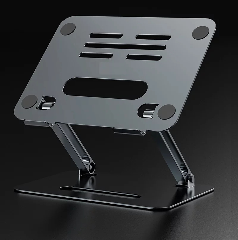 Giá Đỡ Laptop Macbook Kệ Laptop Stand Đế Tản Nhiệt Nhôm Nguyên Khối Cao Cấp P43 Kèm Vít Siết ỐC