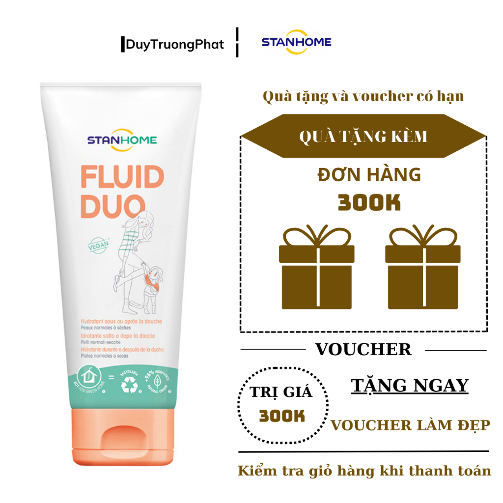 Kem dưỡng ẩm cho da khô, da nhạy cảm Stanhome FLuid Duo 250ml