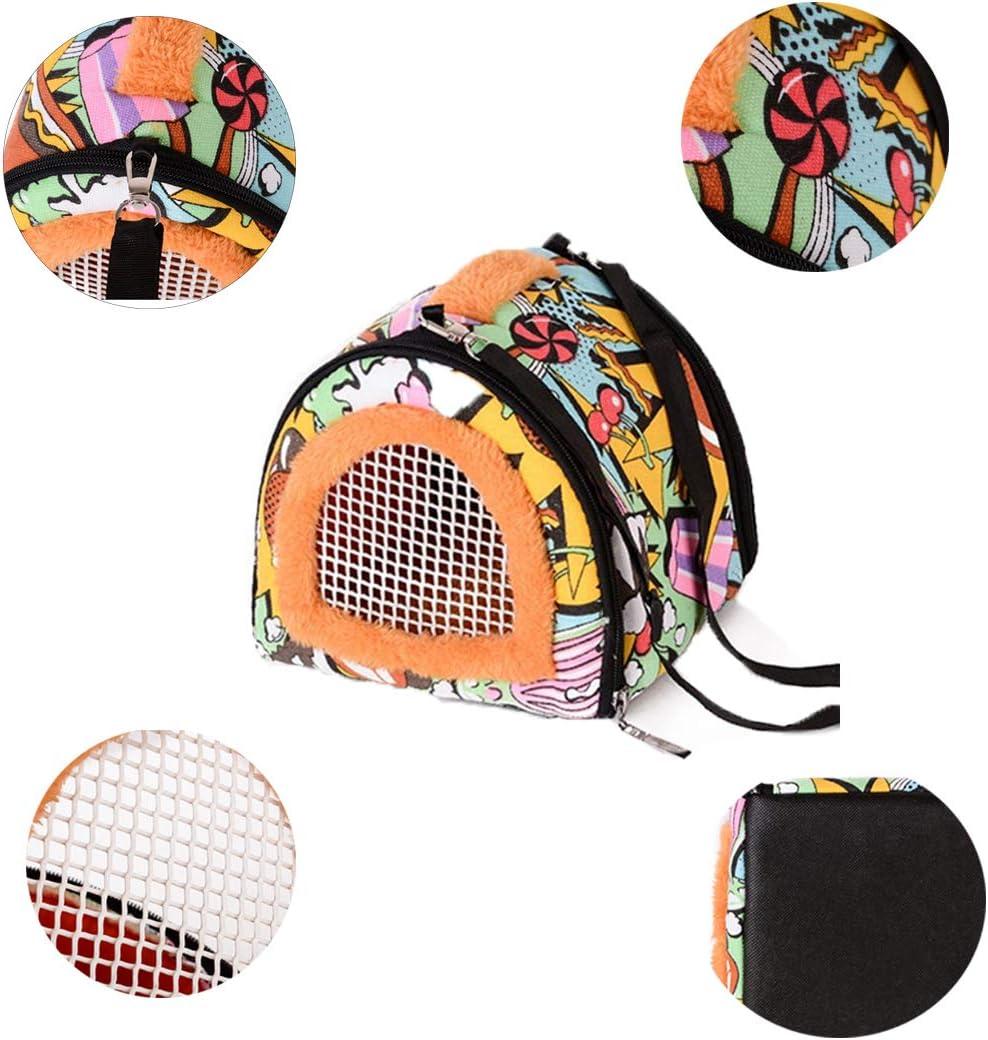 Túi du lịch động vật nhỏ di động túi du lịch ba lô mang túi có dây kéo và dây đeo thoáng khí