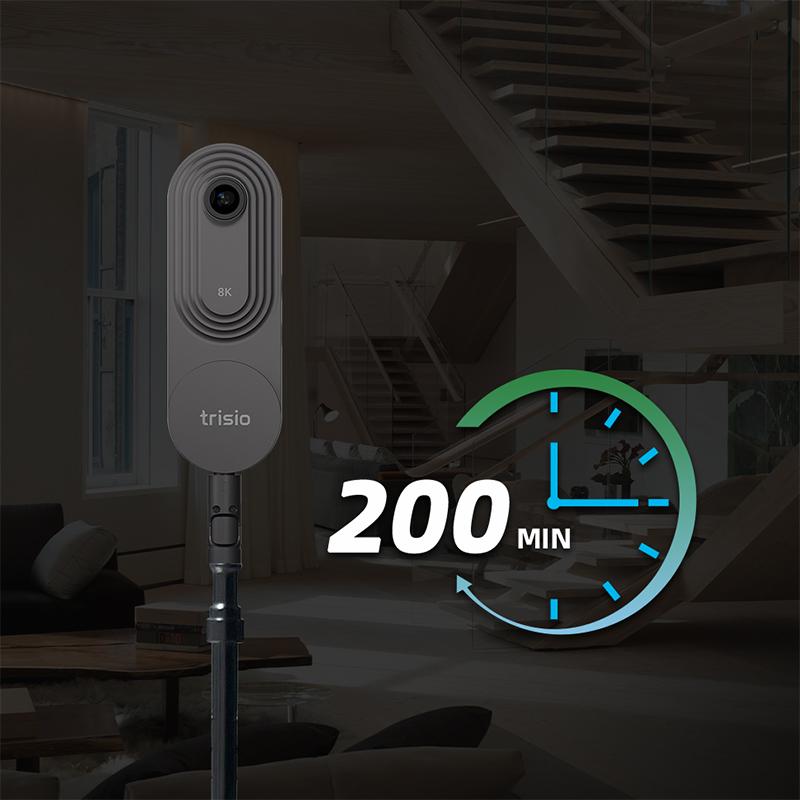 Máy ảnh Trisio Lite 2 cho các đại lý và nhiếp ảnh gia bất động sản dễ dàng chụp ảnh toàn cảnh 8K 32MP HD hình ảnh VR