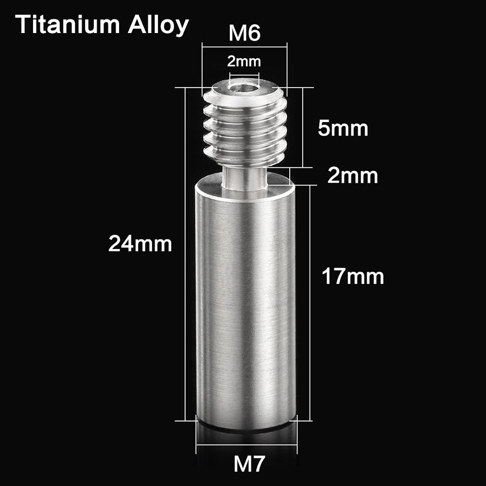 Máy in 3D 3D Bộ phận Titan Alloy Heatbreak MMER