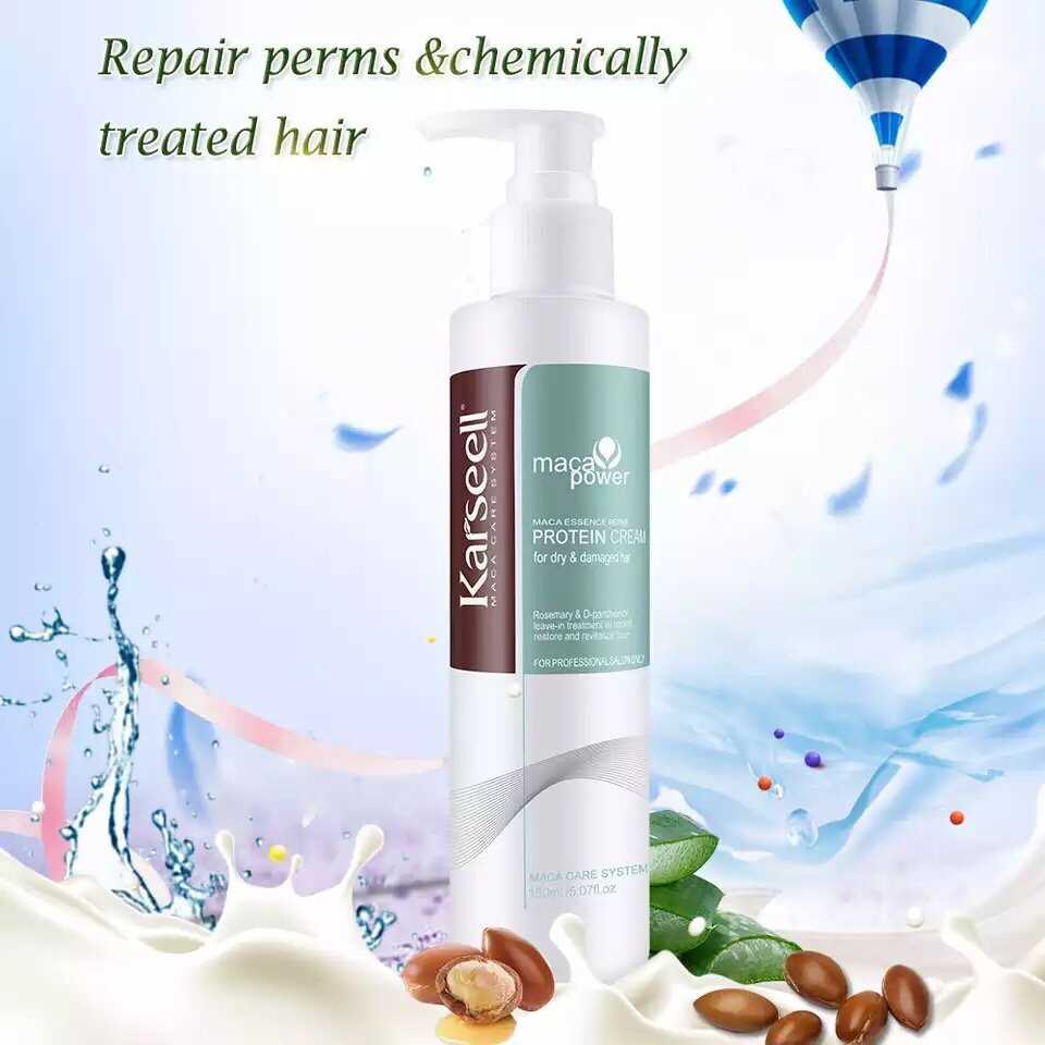 Kem dưỡng xả khô siêu mượt tóc Karseell Maca Essence repair Protein cream 150ml