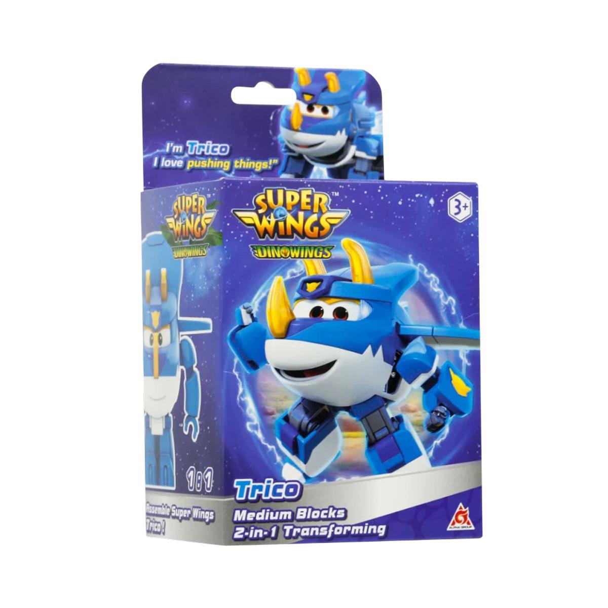 Đồ Chơi Lắp Ráp Robot Biến Hình Khủng Long Trico Sức Mạnh - Superwings EU380520-3