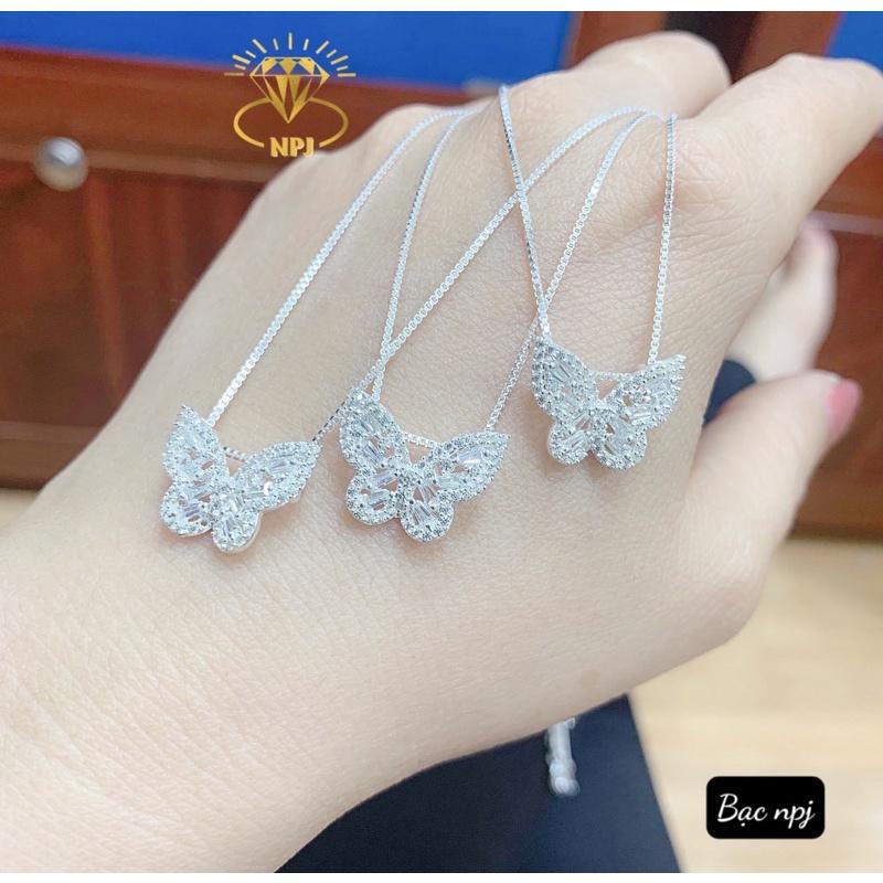 Dây chuyền hình Bướm xinh xắn, Vòng cổ Bạc ️CAO CẤP️ cho nữ - bạc Npj