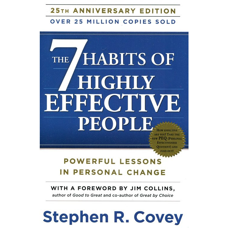 [1120K2 giảm 20K đơn 270K] The 7 Habits Of Highly Effective People : Powerful Lessons In Personal Change - 7 Thói Quen Hiệu Quả