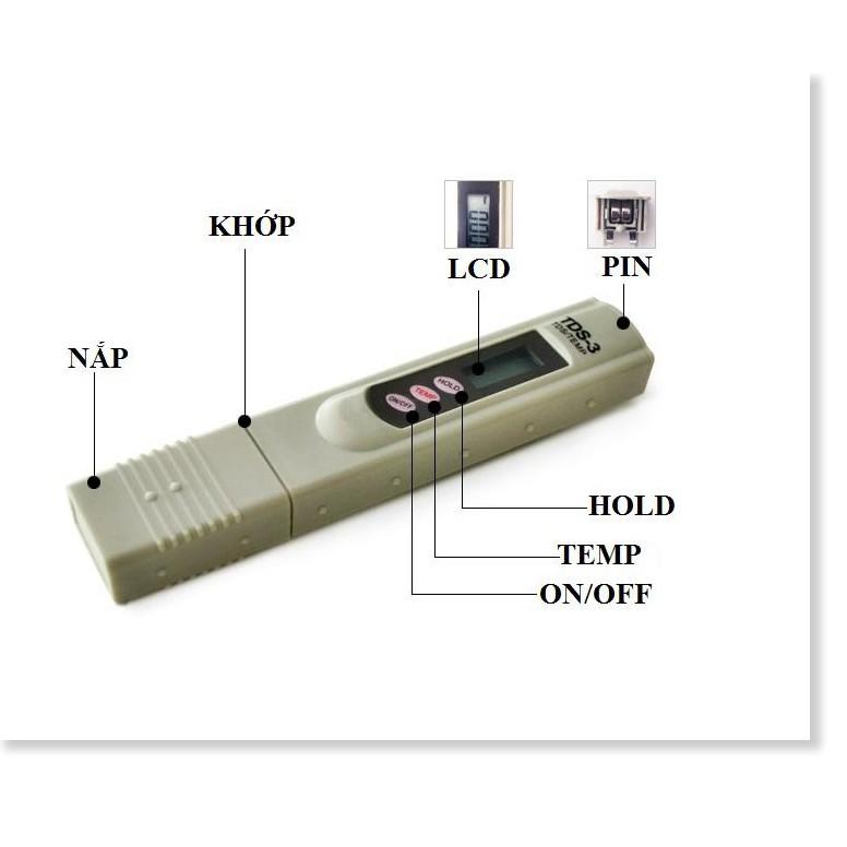 Máy Đo Kiểm Chất Lượng Nước TDS-3, Máy kiểm tra nước sạch hay bẩn cực chuẩn xác