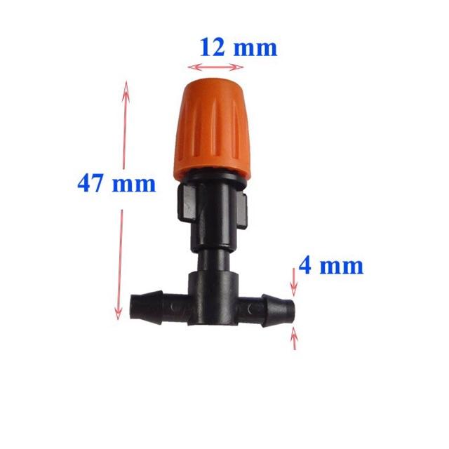 ĐẦU PHUN SƯƠNG 1 CỬA MÀU CAM