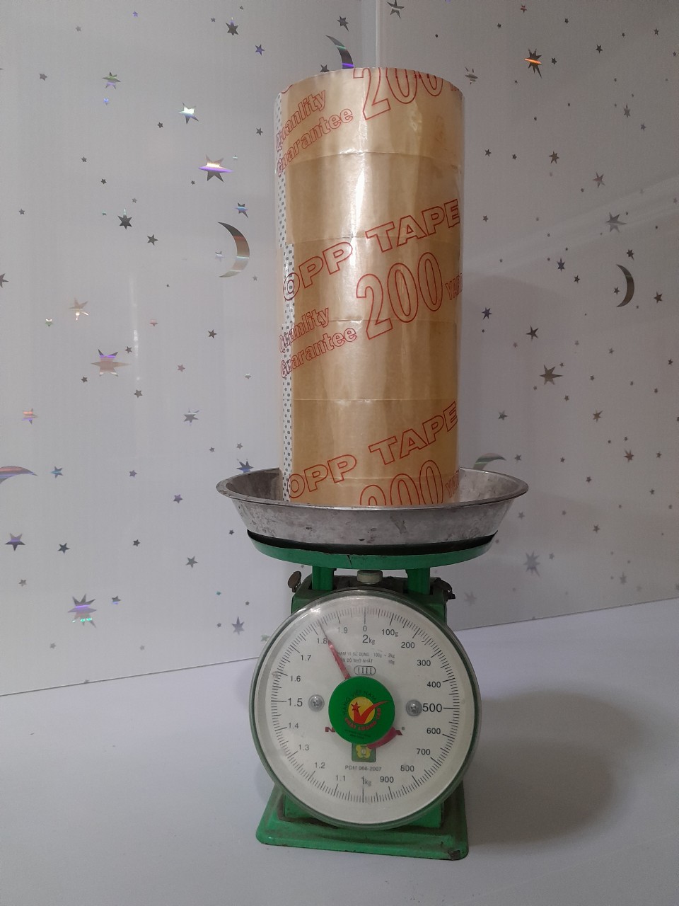 Băng keo trong 1,8Kg, 200Y, Lõi 5li, keo dày, màng dai, đủ cân, đúng lõi, giá xưởng, hàng có sẵn giao ngay