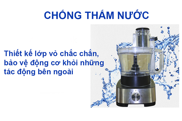 Máy thái rau củ quả đa năng 3A600W - Cắt hạt lựu, sợi, lát, băm nhỏ - Hàng Chính Hãng