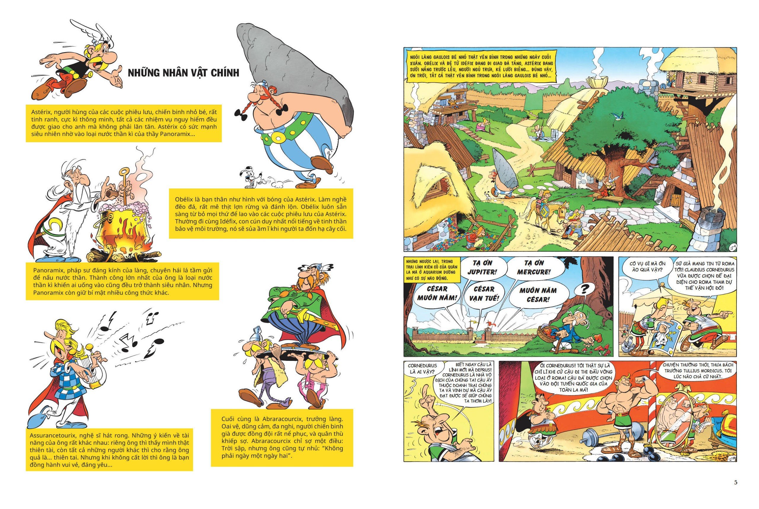 [Combo 3 Cuốn mới nhất 2024 – In màu toàn bộ] ASTERIX (Astérix - Chiếc Khiên Arverne; Astérix Và Cái Vạc và Astérix Ở Thế Vận Hội) –NXB Kim Đồng