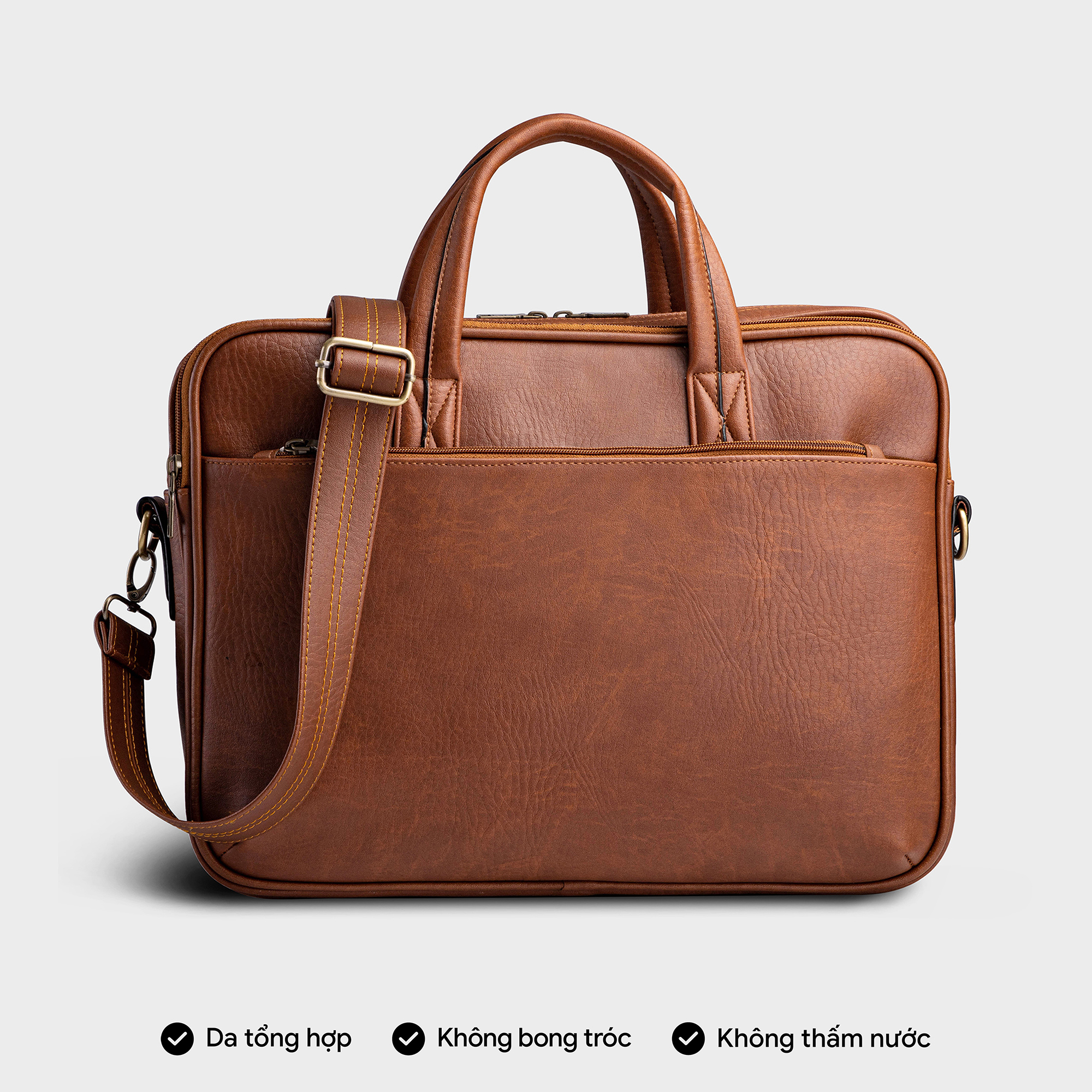 Cặp Công Sở Lata ( Thời trang nam basic - Cặp da CA25 )