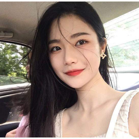 Bông tai, khuyên tai vàng 14k, đính đá, ngọc, phong cách HQ, phù hợp đi chơi, đi học, dự tiêc, quà tặng cho bạn gái