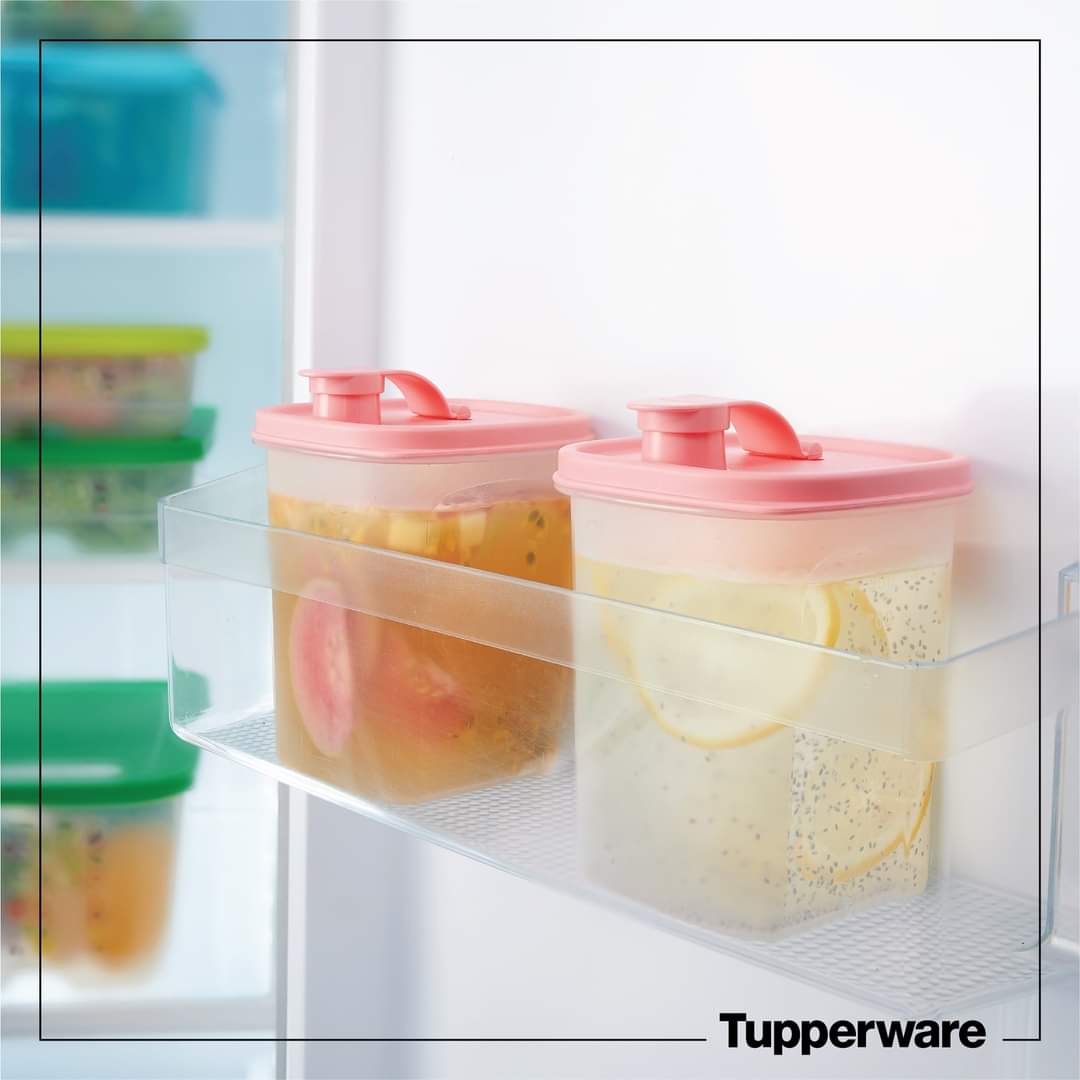 Bộ Bình Nước Tupperware Slim Line Pitcher 350ml - Hàng Chính Hãng