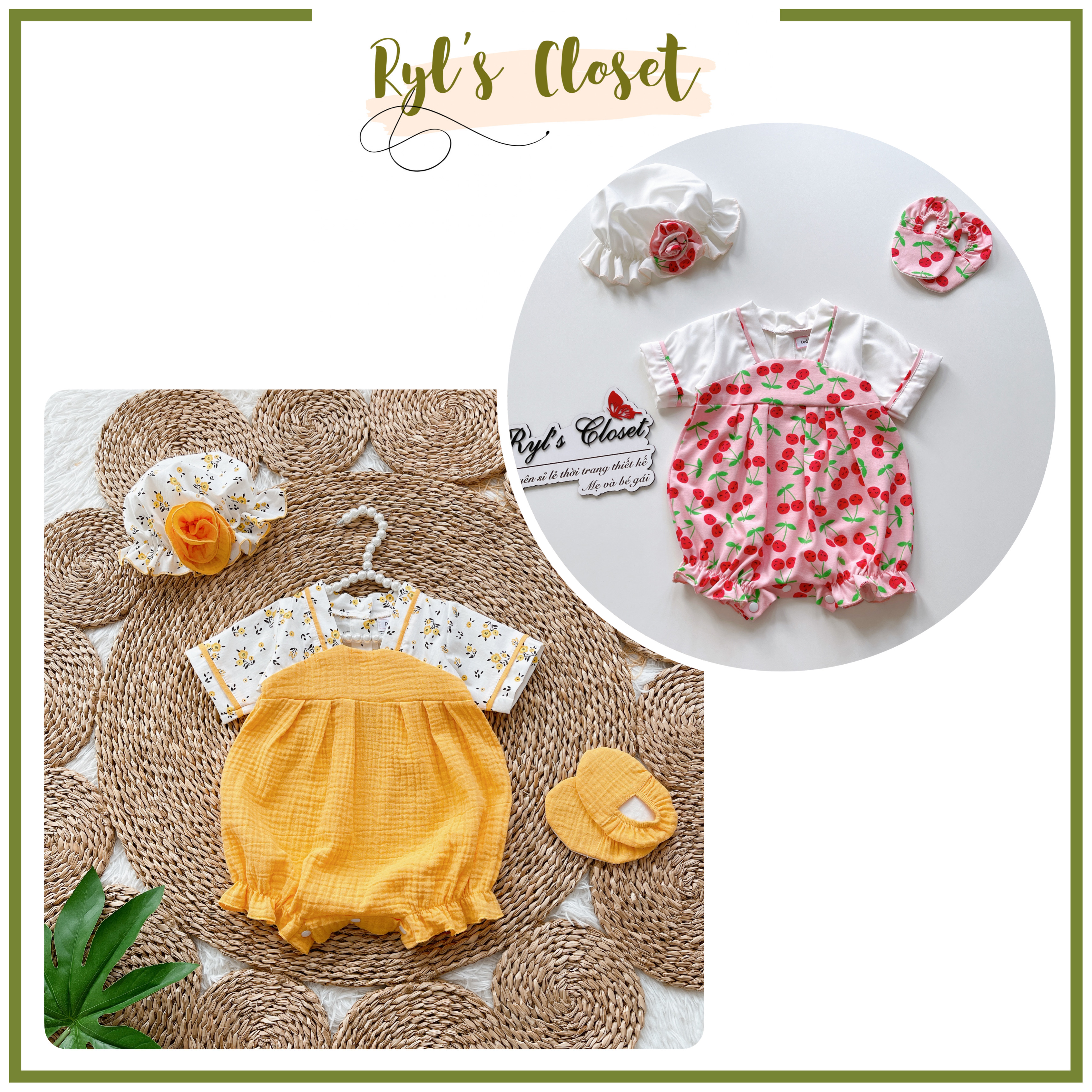 Body Hanbok Bé Gái 3 Đến 12kg Chất XÔ MUSLIN Mềm Mại Êm Dịu Cho Bé Gái