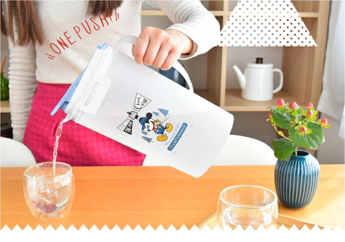 Bình nước có nắp khóa chặt Asvel Moutain Hike 2.0L hàng nội địa Nhật Bản