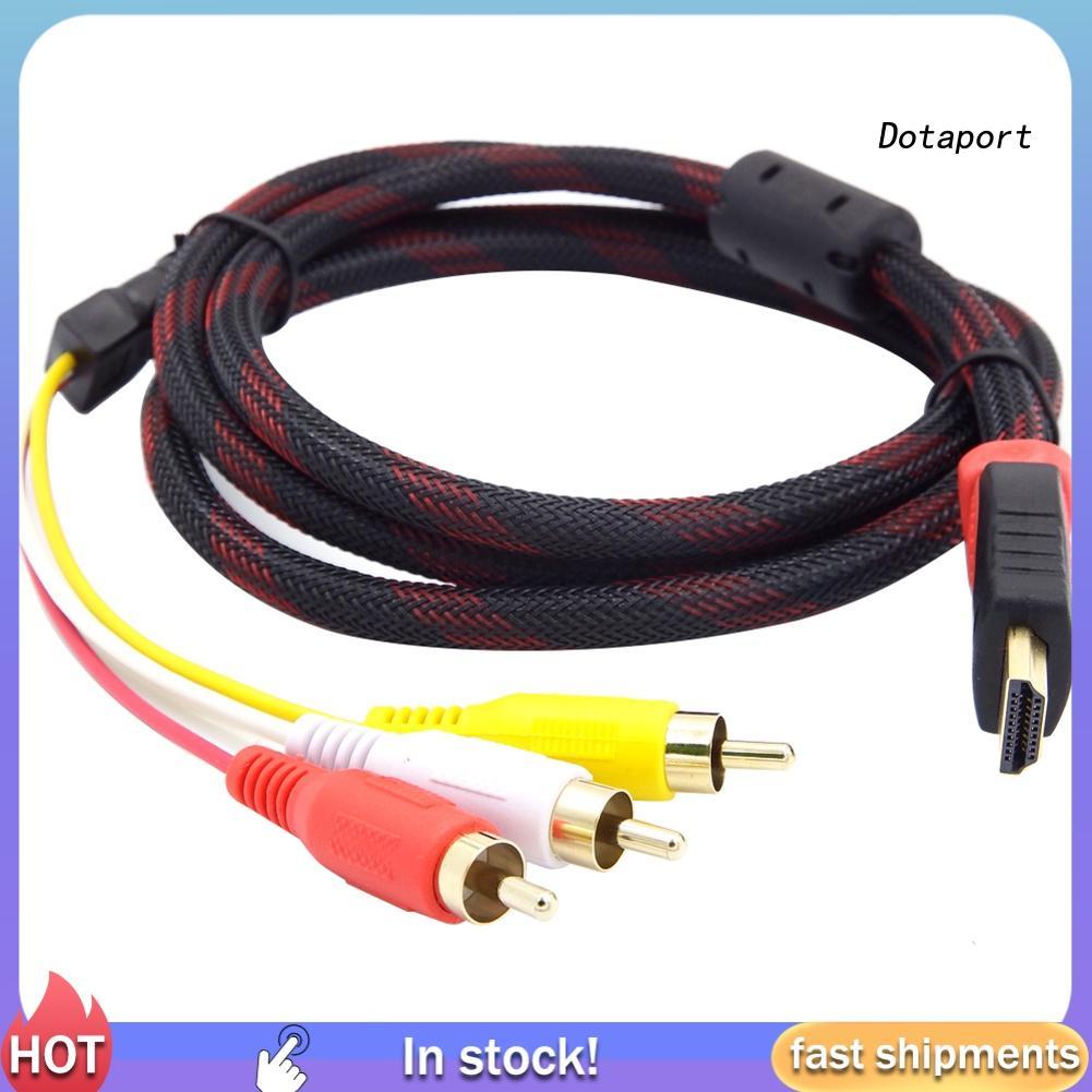 Dây Cáp Kết Nối Chuyển Đổi HDMI Sang 3 RCA AV Doenjiey M/M