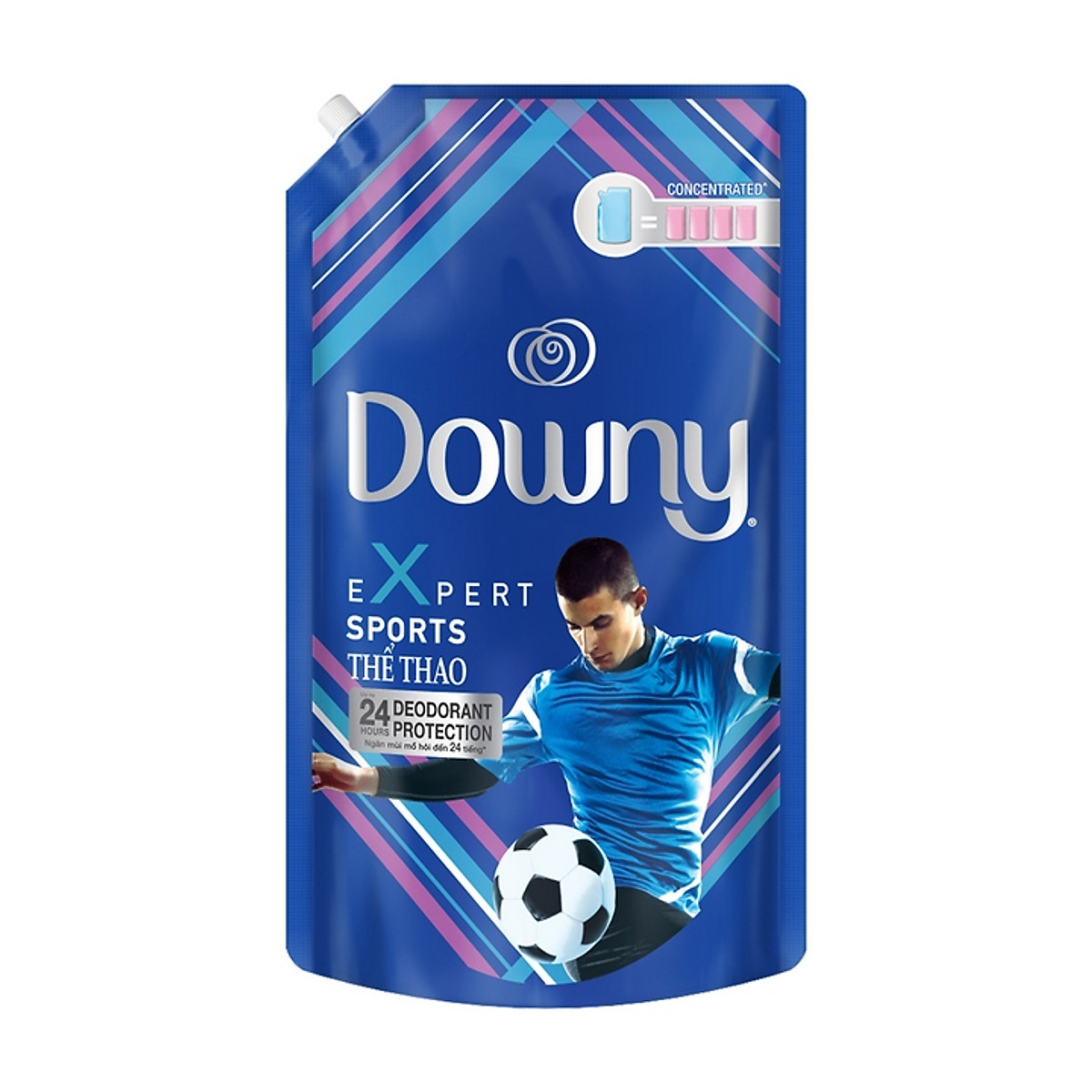 Nước xả vải Downy Thể Thao túi 1.4L