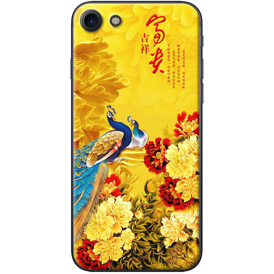 Ốp Lưng Dành Cho iPhone 7/8 Công Và Hoa