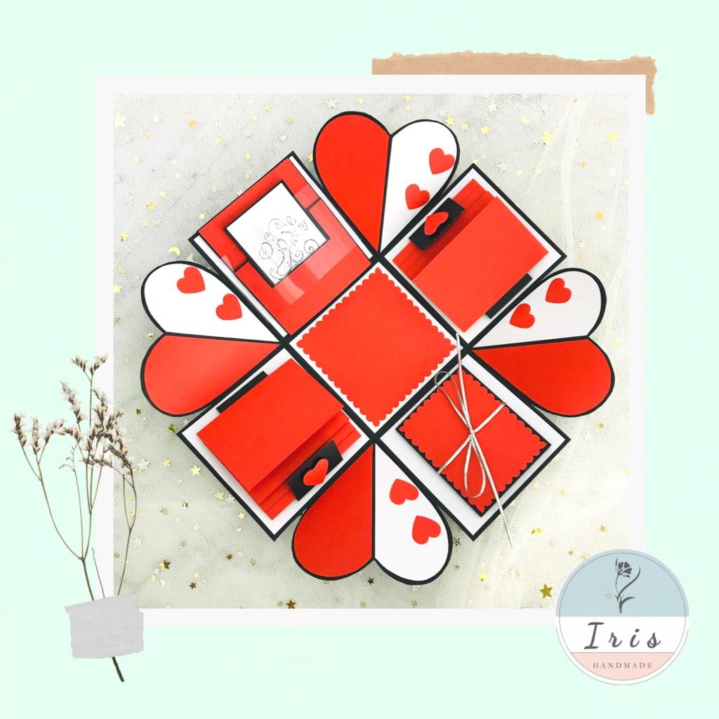 Hộp quà tặng Love Box/ Quà tặng size 7x7