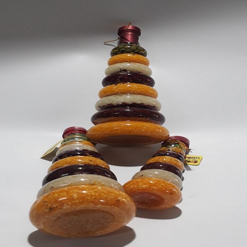 Ngũ đậu may mắn - Bình "CỦA ĂN - CỦA ĐỂ" cao 26 cm