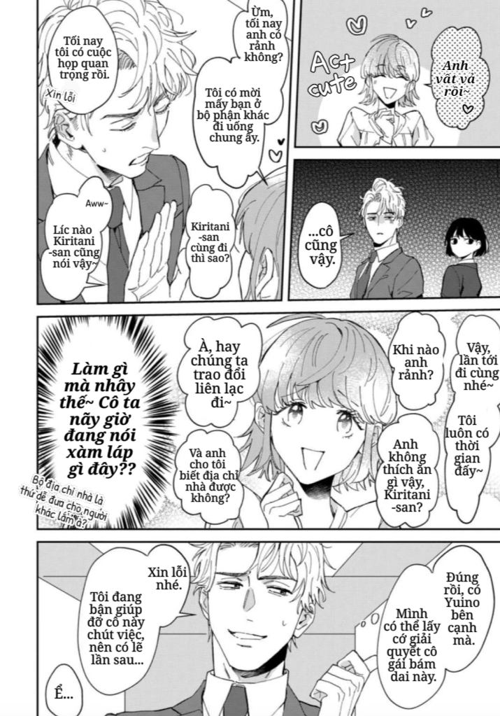 tôi không thể chỉ biết yêu thôi - cấp trên hay soi mói và cấp dưới nghiện mùi chapter 3 16