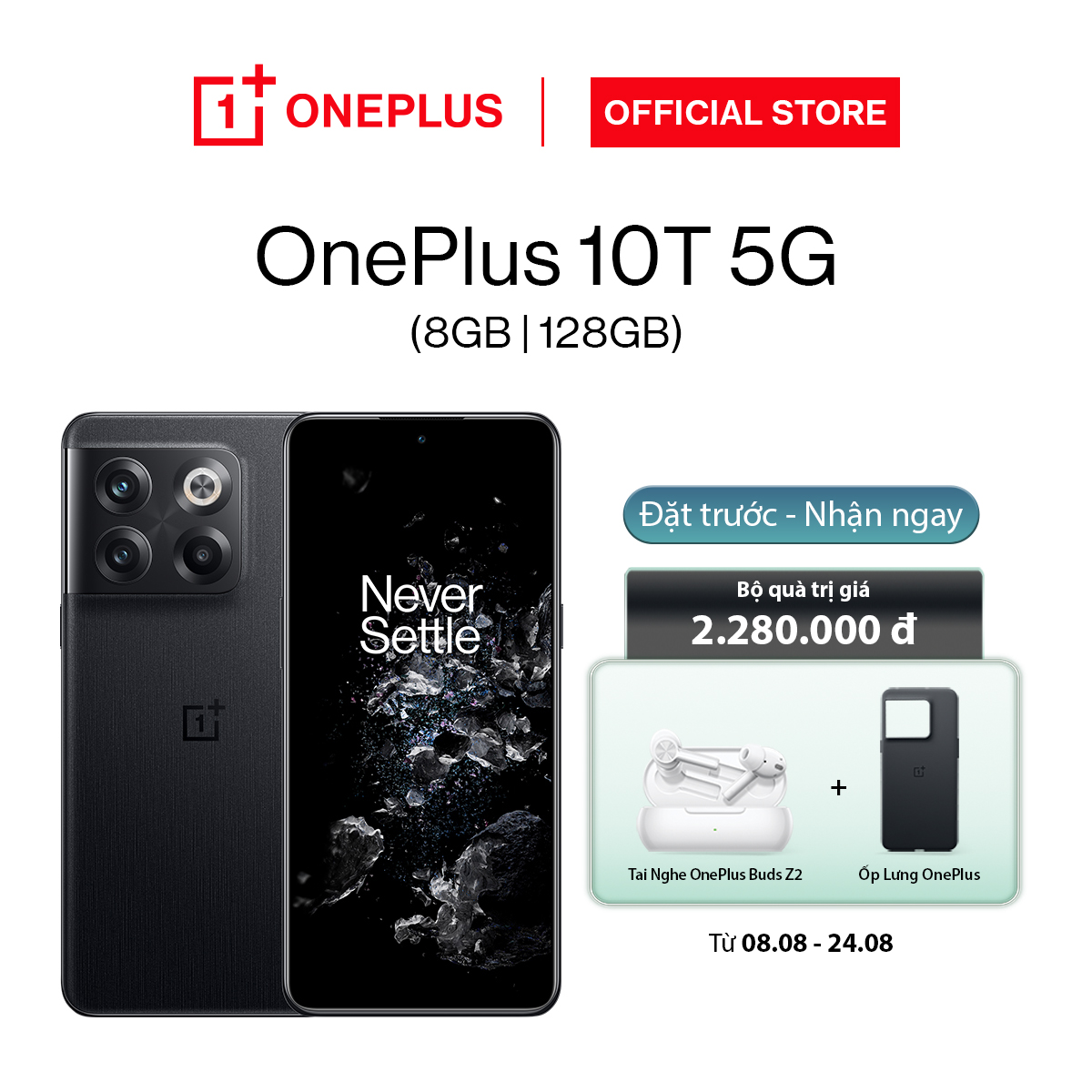 Điện thoại OnePlus 10T 5G - Hàng Chính Hãng