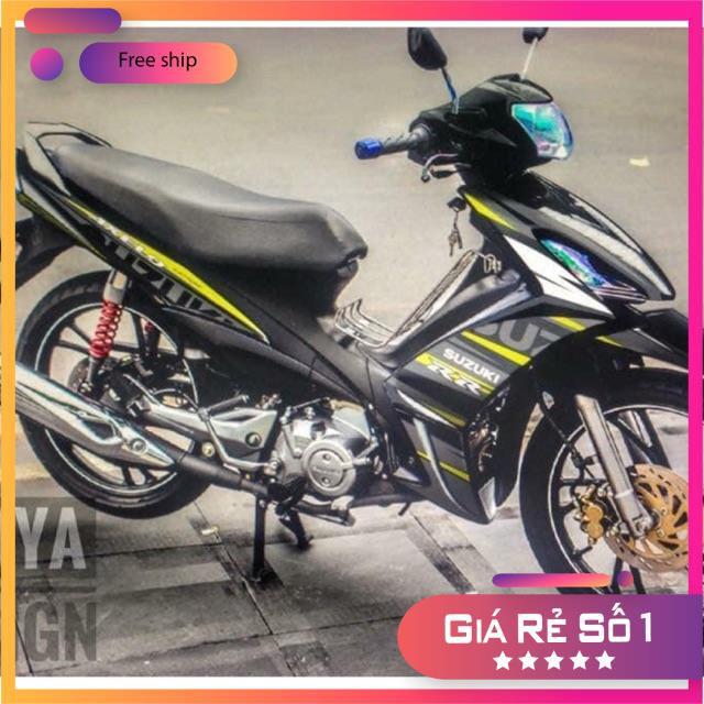 Tem rời dành cho Axelo 125 Suzuki dán xe đen