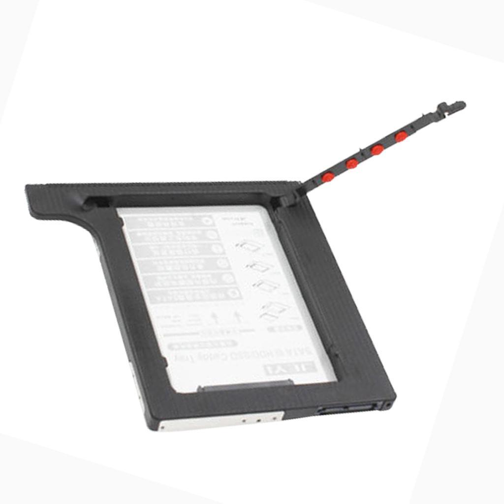 2.5'' 12.7mm SATA SSD HDD Hard Disk Tray for Laptop CD DVD Optical Drive Bay