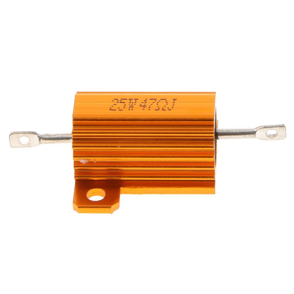 2-8pack Golden Resistor Aluminum Case Wirewound Chassis Mounted 1K Ohm