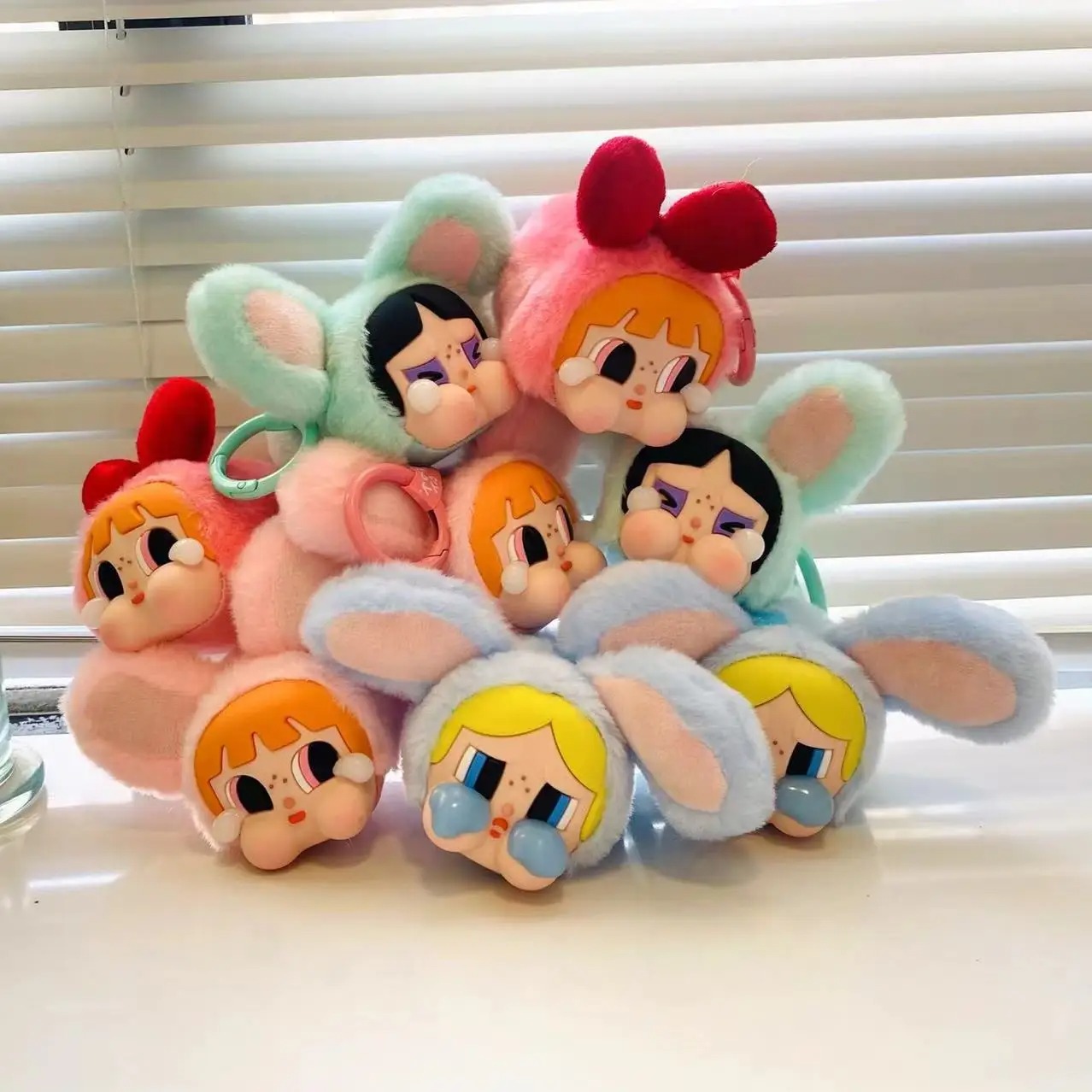 Crybaby powerpuff - Móc khoá crybaby mini - Baby cry baby giá rẻ có sẵn