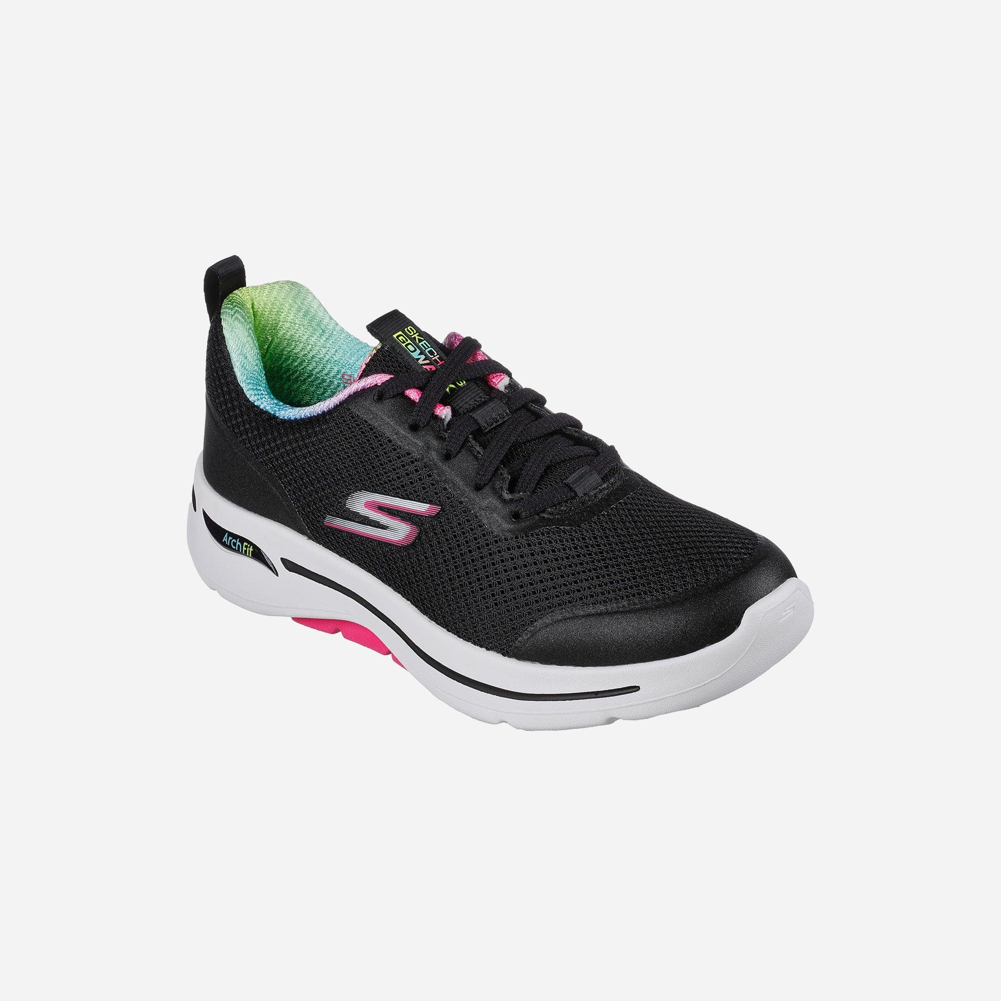 Giày thể thao nữ Skechers Go Walk Arch Fit - 124868-BKHP