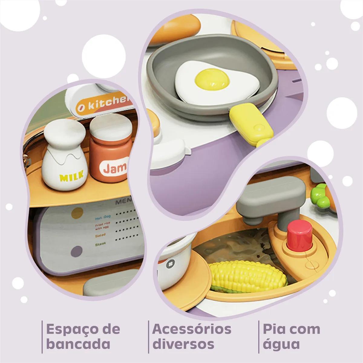 Đồ Chơi Ba Lô Nhà Bếp Gấu Xinh Xắn - Bear Magic Backpack Kitchen - Toys&amp;Joys HY-21 (26 Chi Tiết)