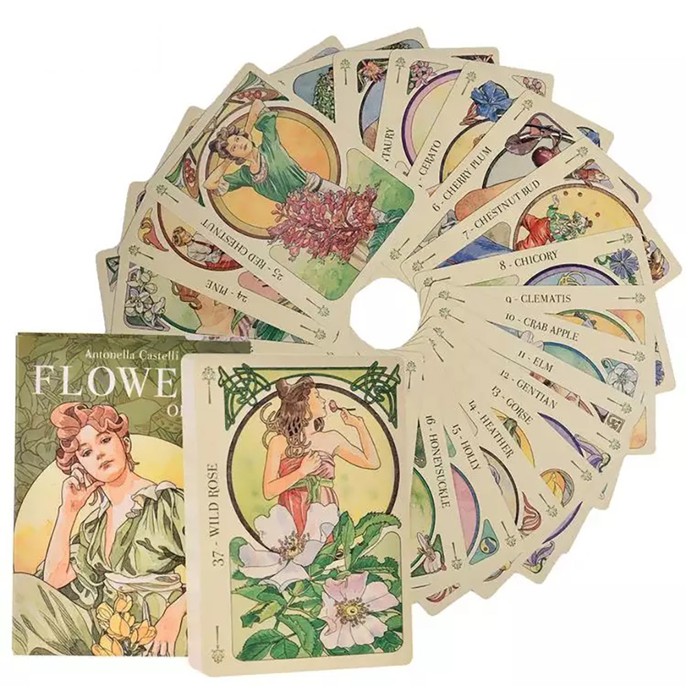 Bài Oracle Flowers 38 Lá Bài Tặng File Tiếng Anh Và Đá Thanh Tẩy