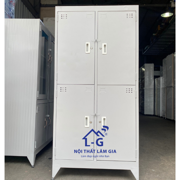 Tủ sắt hồ sơ locker văn phòng 4 cửa sơn tĩnh điện _LGTD4C