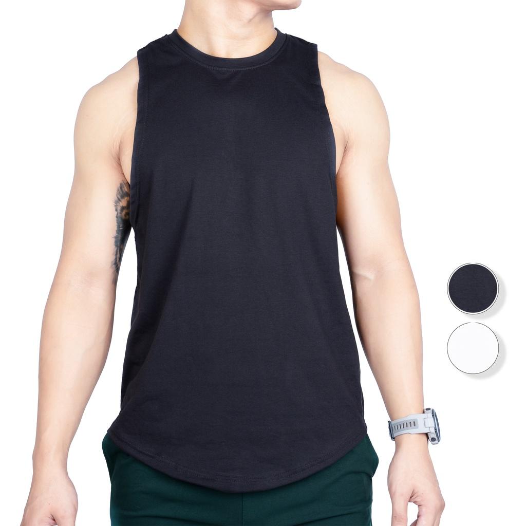 Áo ba lỗ thể thao nam BAMIHOME chất thun co giãn, thấm hút GYM-01