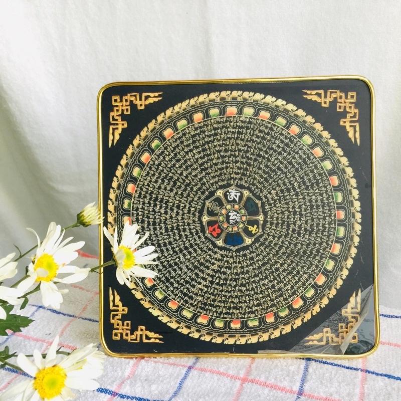 Tranh mandala Om mani Padme Hum 20x20cm